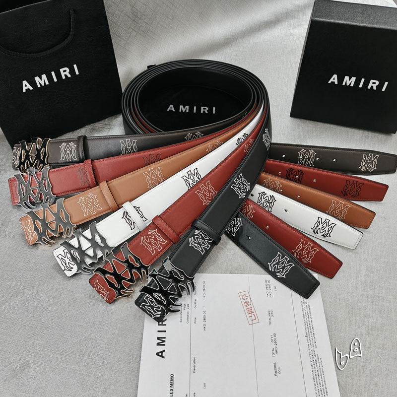 Amiri belt 38mmX90-125cm lb50